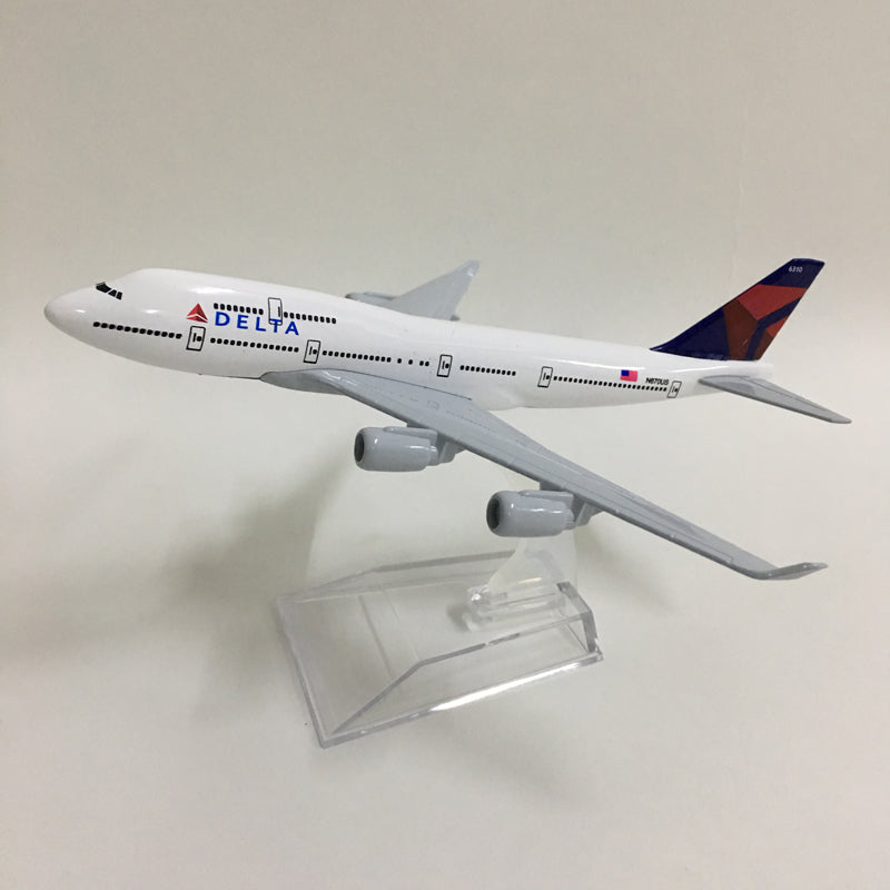 Plane Model Airplane Model Delta Air Lines Boeing 747 Aircraft Model 1:400 Diecast Metal Airplanes AV8R