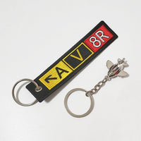 Thumbnail for Pilot  Flight Crew 1 PC Metal Plane Key Rings THE AVIATOR