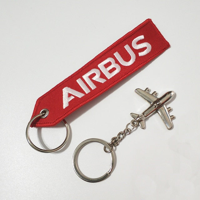 Pilot  Flight Crew 1 PC Metal Plane Key Rings THE AVIATOR