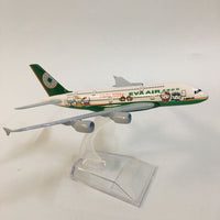 Thumbnail for Airplane Model EVA Air A380 Planes Aircraft Model Toy 1:400 Diecast Metal Airbus A380 Airplanes AV8R