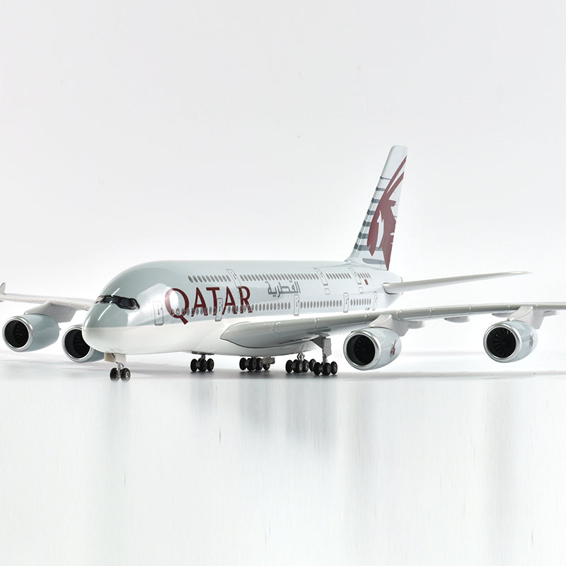 Qatar Airbus 380 Plane Model Airplane Model Aircraft Model 1/160 Scale Diecast Resin Airplanes AV8R