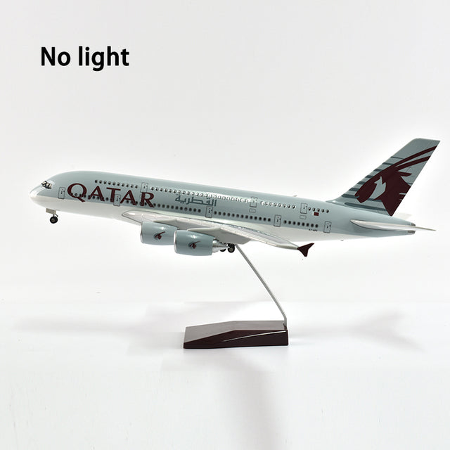 Qatar Airbus 380 Plane Model Airplane Model Aircraft Model 1/160 Scale Diecast Resin Airplanes AV8R