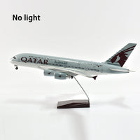 Thumbnail for Qatar Airbus 380 Plane Model Airplane Model Aircraft Model 1/160 Scale Diecast Resin Airplanes AV8R