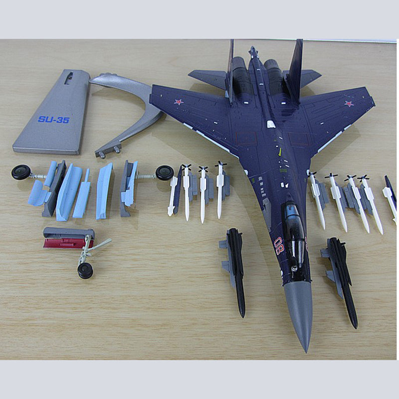 Fighter Sukhoi SU-35 Multi-fighter Airplane Model Russian Air Force SU35 Aircraft Gift Collection AV8R