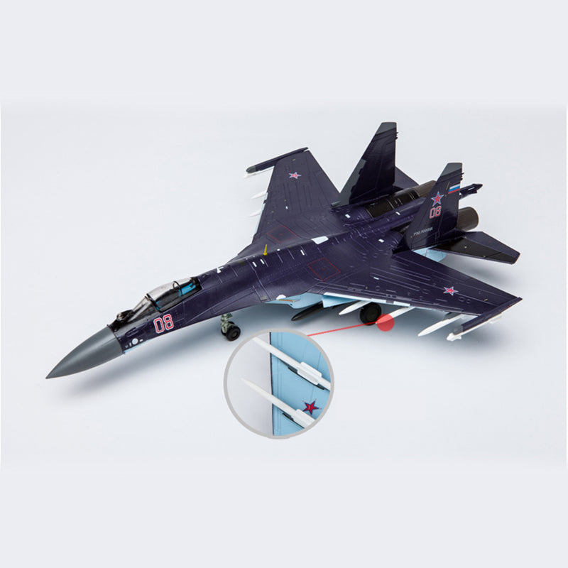 Fighter Sukhoi SU-35 Multi-fighter Airplane Model Russian Air Force SU35 Aircraft Gift Collection AV8R