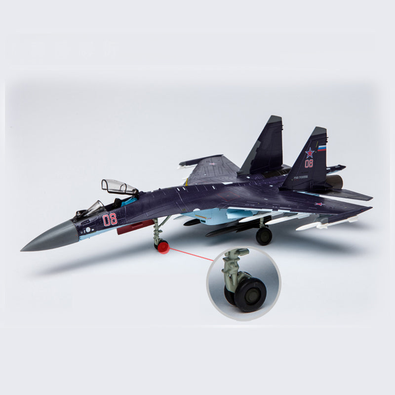 Fighter Sukhoi SU-35 Multi-fighter Airplane Model Russian Air Force SU35 Aircraft Gift Collection AV8R