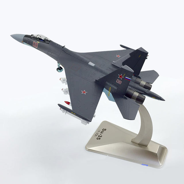 Fighter Sukhoi SU-35 Multi-fighter Airplane Model Russian Air Force SU35 Aircraft Gift Collection AV8R