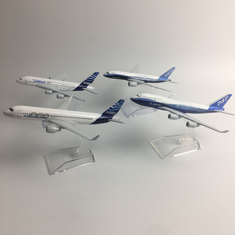 Model a380 airbus Boeing 747 airplane model aircraft Diecast Model Metal 1:400 airplane AV8R