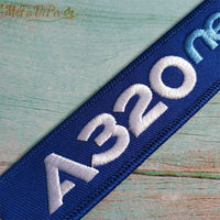 Thumbnail for AIRBUSA320 NEO   Embroidery Key Chains THE AVIATOR