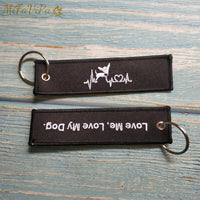 Thumbnail for Embroidery Lovely Dog Key chain THE AVIATOR