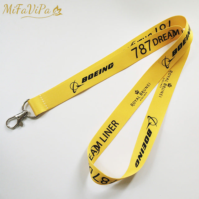 Fashion Trinkets Boeing Neck Strap Chaveiro Key Chain AV8R