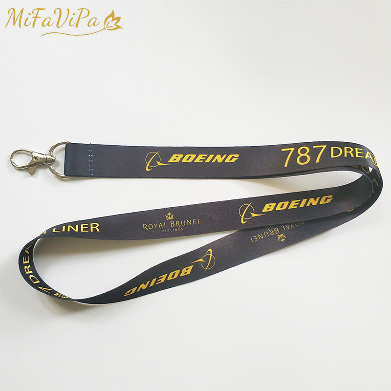 Fashion Trinkets Boeing Neck Strap Chaveiro Key Chain AV8R