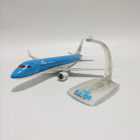 Thumbnail for KLM ERJ-175 Plane Model Airplane 1:100 Scale Diecast Plastic KLM Royal Dutch Airlines E-175 planes AV8R