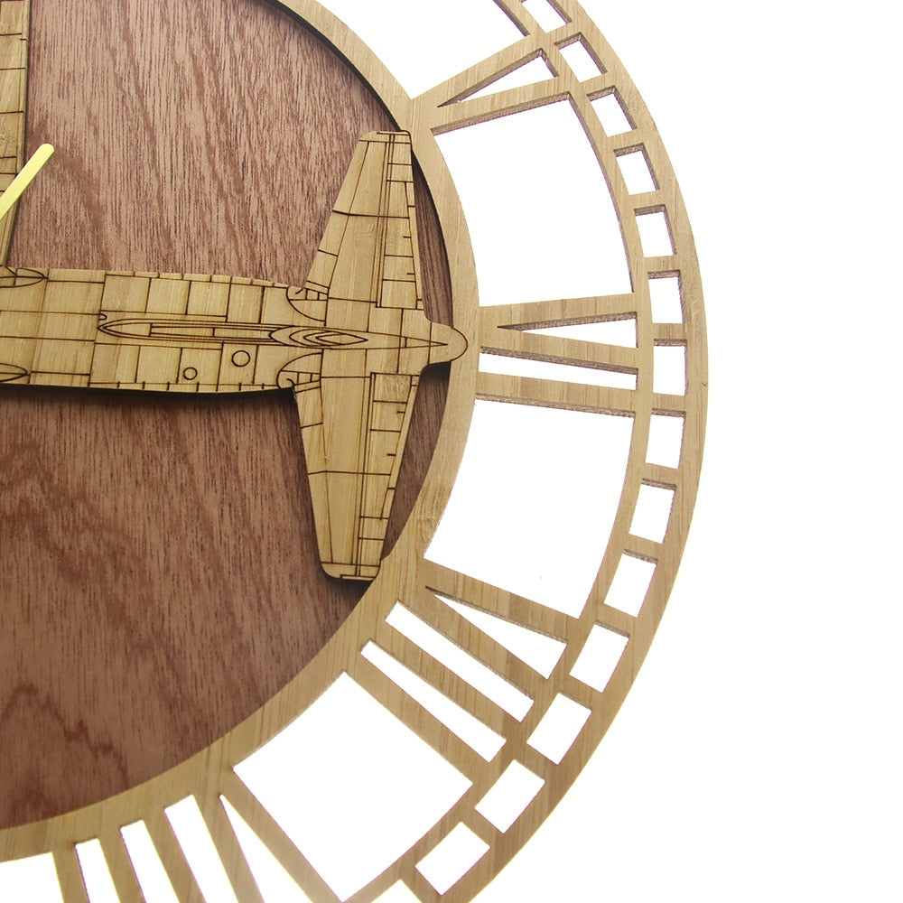 C-130J SUPER HERCULES WOODEN WALL CLOCK THE AVIATOR