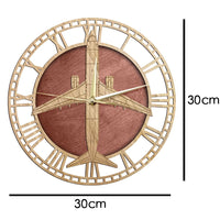 Thumbnail for BOEING 737-800 COMMERCIAL AIRLINER WOOD WALL CLOCK THE AVIATOR