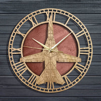 Thumbnail for F-111 Aardvark Nature Wooden Clock THE AVIATOR