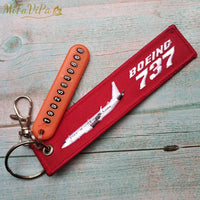 Thumbnail for Boeing 737  Embroidery  Key Rings THE AVIATOR