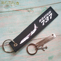 Thumbnail for Boeing 737 Embroidery Key Chains THE AVIATOR