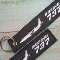 Thumbnail for Boeing 737 Embroidery Key Chains THE AVIATOR