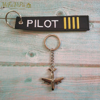 Thumbnail for Pilot Aircraft Key Chain THE AVIATOR