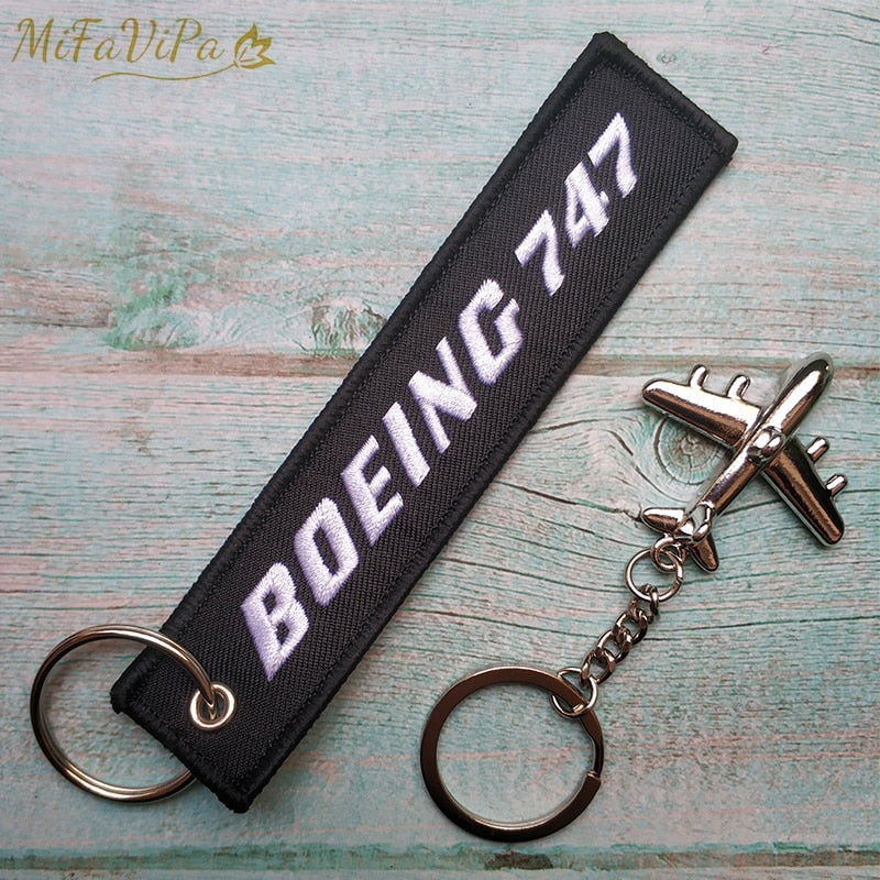 Pilot Flight Crew Key Chain with 1 PC Metal Plane Keyrings THE AVIATOR