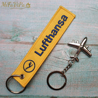 Thumbnail for Pilot Flight Crew Key Chain with 1 PC Metal Plane Keyrings THE AVIATOR