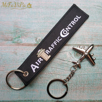 Thumbnail for Pilot Flight Crew Key Chain with 1 PC Metal Plane Keyrings THE AVIATOR