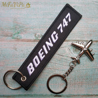 Thumbnail for Pilot Flight Crew Key Chain with 1 PC Metal Plane Keyrings THE AVIATOR