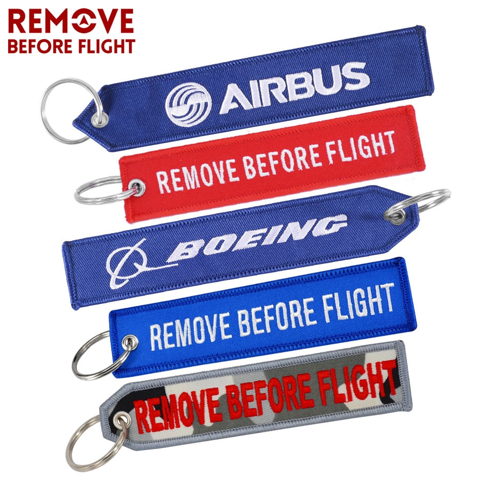 BOEING Keychain llavero Embroidery Key Ring  CHAIN THE AVIATOR