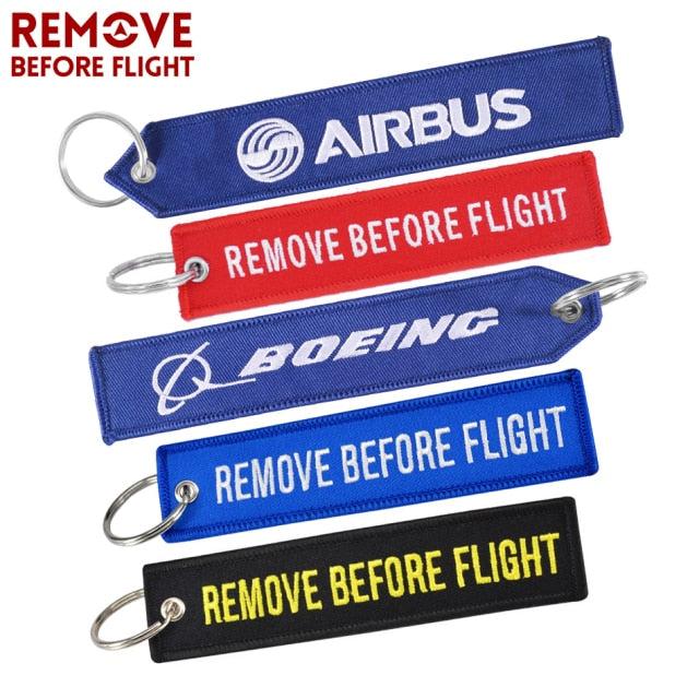 BOEING Keychain llavero Embroidery Key Ring  CHAIN THE AVIATOR