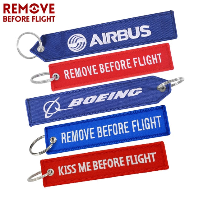 BOEING Keychain llavero Embroidery Key Ring  CHAIN THE AVIATOR