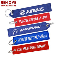 Thumbnail for BOEING Keychain llavero Embroidery Key Ring  CHAIN THE AVIATOR