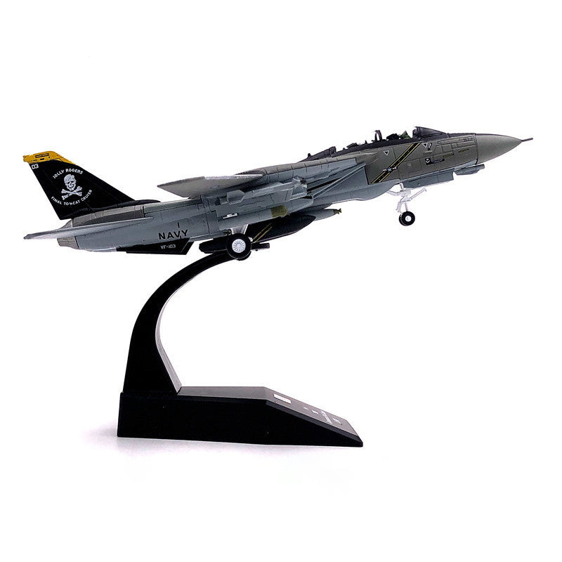 F-14 Tomcat Jolly Roger Squadron vf103 Boeing Military Missile bomber Model Plane Fighter Army Air Force Diecast AV8R