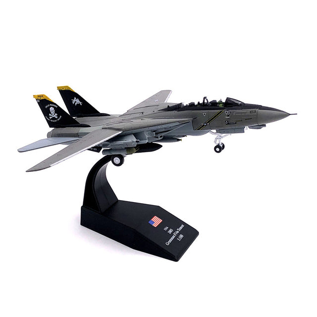 F-14 Tomcat Jolly Roger Squadron vf103 Boeing Military Missile bomber Model Plane Fighter Army Air Force Diecast AV8R