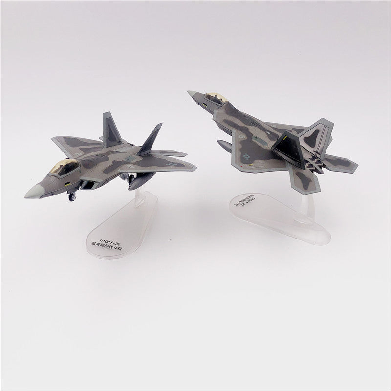 US Army F22 Raptor Stealth Fighter F-22 Military Aircraft Model 1/100 AV8R