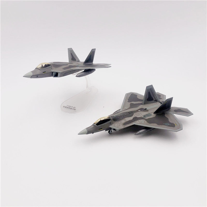 US Army F22 Raptor Stealth Fighter F-22 Military Aircraft Model 1/100 AV8R