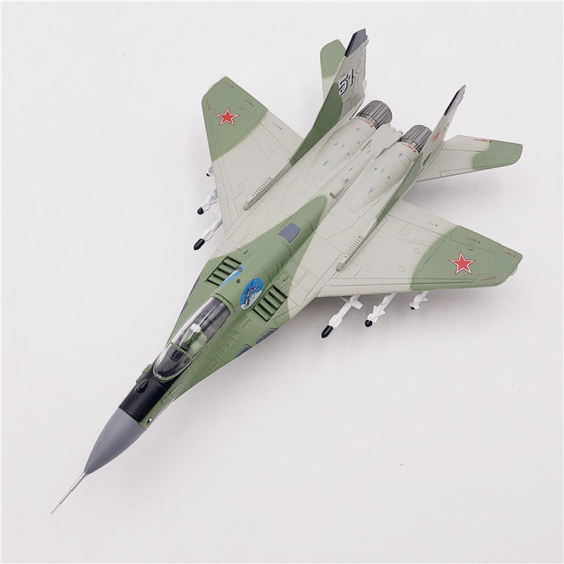 Aircraft Plane model 1:100 Russian Air Force MiG-29 airplane Alloy model diecast 1:100 metal Planes AV8R