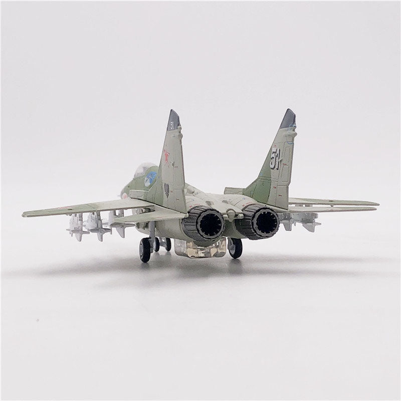 Aircraft Plane model 1:100 Russian Air Force MiG-29 airplane Alloy model diecast 1:100 metal Planes AV8R