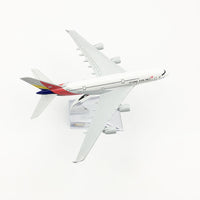 Thumbnail for Asiana Airlines Aeroplane model Airbus A380 airplane 16CM Metal alloy diecast 1:400 airplane AV8R