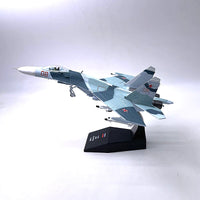 Thumbnail for Aircraft model Plane Russian Air Force fighter Sukhoi Su-27 diecast 1:100 scale metal Planes AV8R