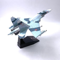 Thumbnail for Aircraft model Plane Russian Air Force fighter Sukhoi Su-27 diecast 1:100 scale metal Planes AV8R