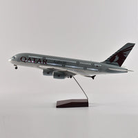 Thumbnail for Qatar Airbus 380 Plane Model Airplane Model Aircraft Model 1/160 Scale Diecast Resin Airplanes AV8R