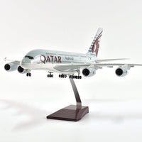 Thumbnail for Qatar Airbus 380 Plane Model Airplane Model Aircraft Model 1/160 Scale Diecast Resin Airplanes AV8R