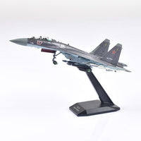 Thumbnail for Aircraft model Plane Russian Air Force fighter Sukhoi Su-27 diecast 1:100 scale metal Planes AV8R