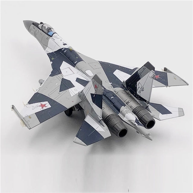 Aircraft model Plane Russian Air Force fighter Sukhoi Su-27 diecast 1:100 scale metal Planes AV8R