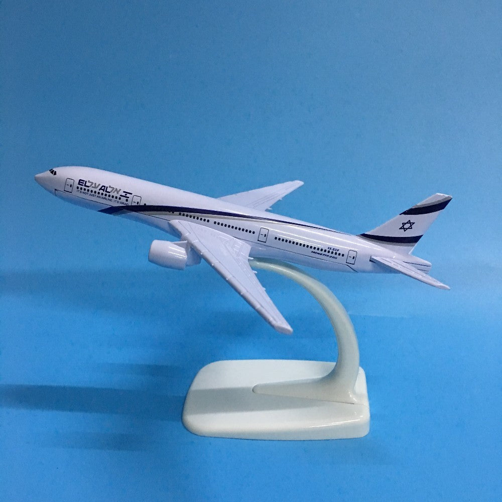 Plane Model Airplane Israel Boeing B777 Aircraft Model Diecast Metal 1:400 16cm Model Airplanes Plane Toy Gift AV8R