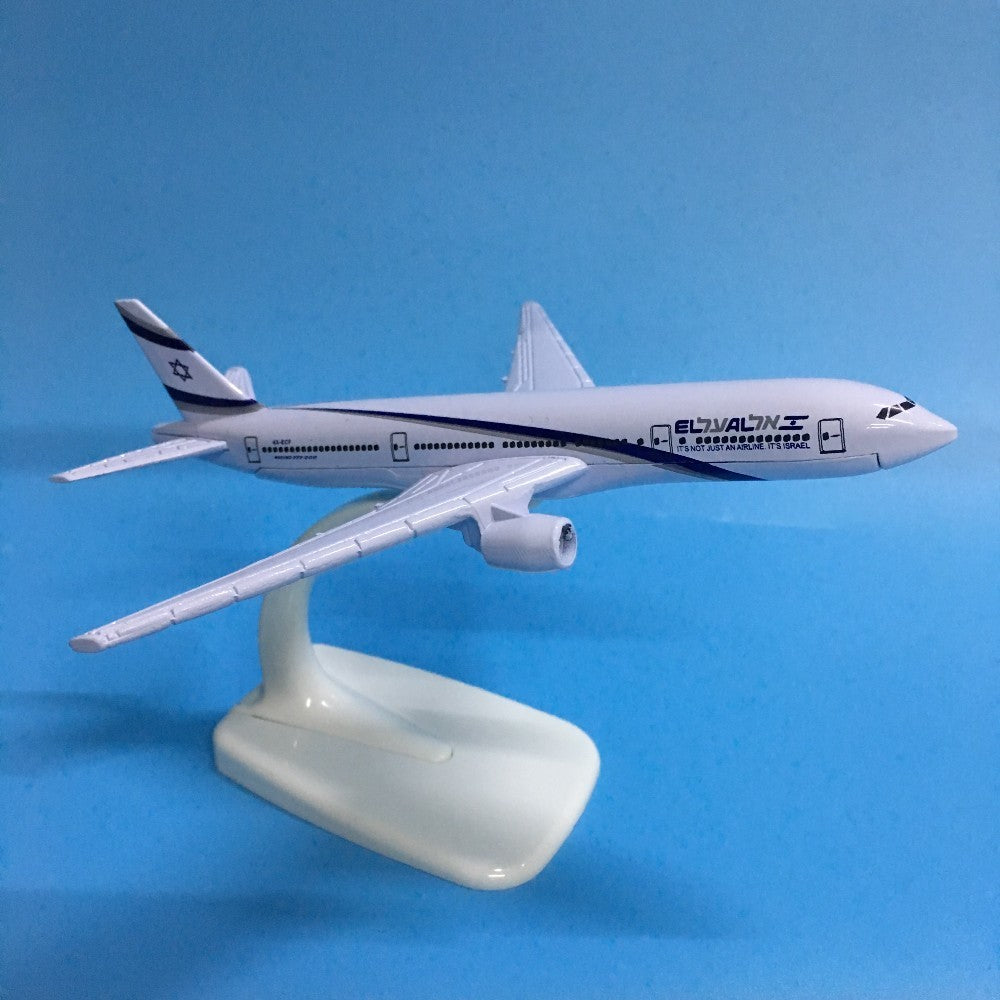 Plane Model Airplane Israel Boeing B777 Aircraft Model Diecast Metal 1:400 16cm Model Airplanes Plane Toy Gift AV8R