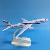 Thumbnail for Plane Model Airplane Israel Boeing B777 Aircraft Model Diecast Metal 1:400 16cm Model Airplanes Plane Toy Gift AV8R