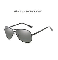 Thumbnail for Photochromic Sunglasses Men Polarized Driving Pilot Chameleon Vintage Sun Glasses AV8R