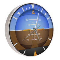 Thumbnail for Airplane Instruments Aircraft Gyro Horizon Designed Wall Clock Aviator Airlines Home Decor Attitude Indicator Pilots Wall Watch AV8R